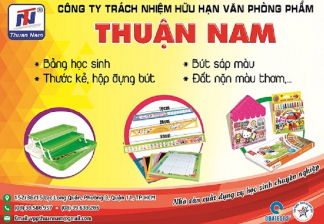 Tiện lợi học tập với văn phòng phẩm Thuận Nam - HVNCLC